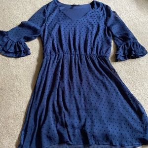 Navy blue dress